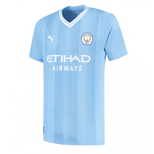 Pánský Fotbalový dres Manchester City 2023-24 Domácí Krátký Rukáv